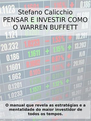 cover image of Pensar e investir como o Warren Buffett
